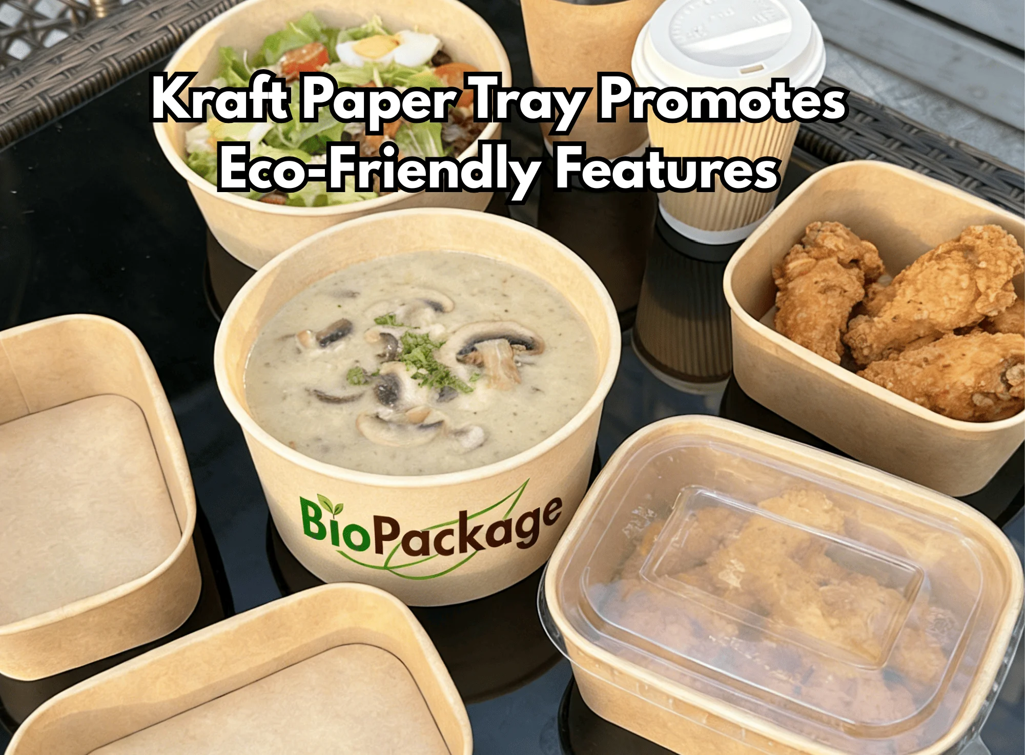 Kraft Paper Tray Promotes Eco-Friendly Features